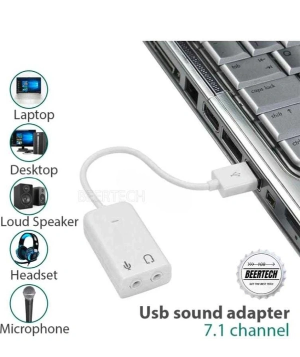 22 TECH TB-026 USB 2.0 Channel Audio Sound Card Mic for Laptop PC USB Adaptor Sound Card TB-026 USB 2.0 Channel Audio Sound Card Mic for Laptop PC USB Adaptor Sound Card Sound Card