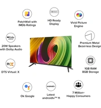 Mi 5A 80 cm (32 inch) HD Ready LED Smart Android TV with 20W Dolby Audio & Metal Bezel-less Frame (2022 Model)