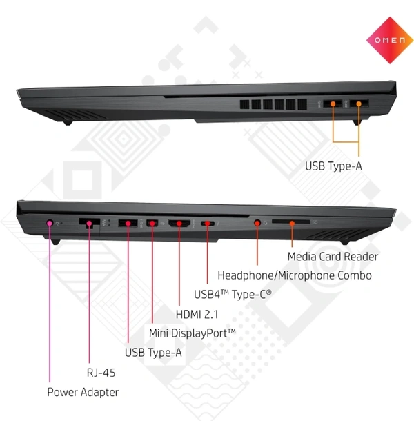 HP OMEN Ryzen 7 Octa Core AMD R7-5800H (16 GB/512 GB SSD/Windows 11 Home/ 4 GB Graphics/NVIDIA GeForce RTX 3050Ti) 16-C0138AX Gaming Laptop (16.1 Inch, Mica Silver, 2.32 Kg, With MS Office)