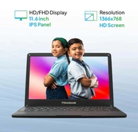 Primebook 4G Android Based MediaTek MT8788 - (4 GB/64 GB EMMC Storage/Prime OS) 4G Thin and Light Laptop (11.6 Inch, Black, 1.065 Kg)