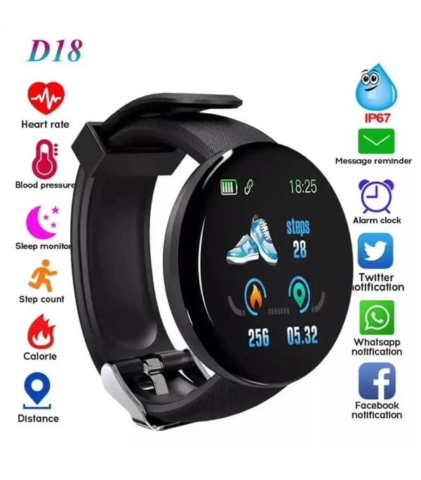 Revolax D118 Plus Smartwatch Men Bracelet Fitness Tracker