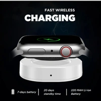 Honeybud Airfit Pro with Wireless Charger Bluetooth Calling High Definition 3D Retina Screenthin Metal bodySilver White