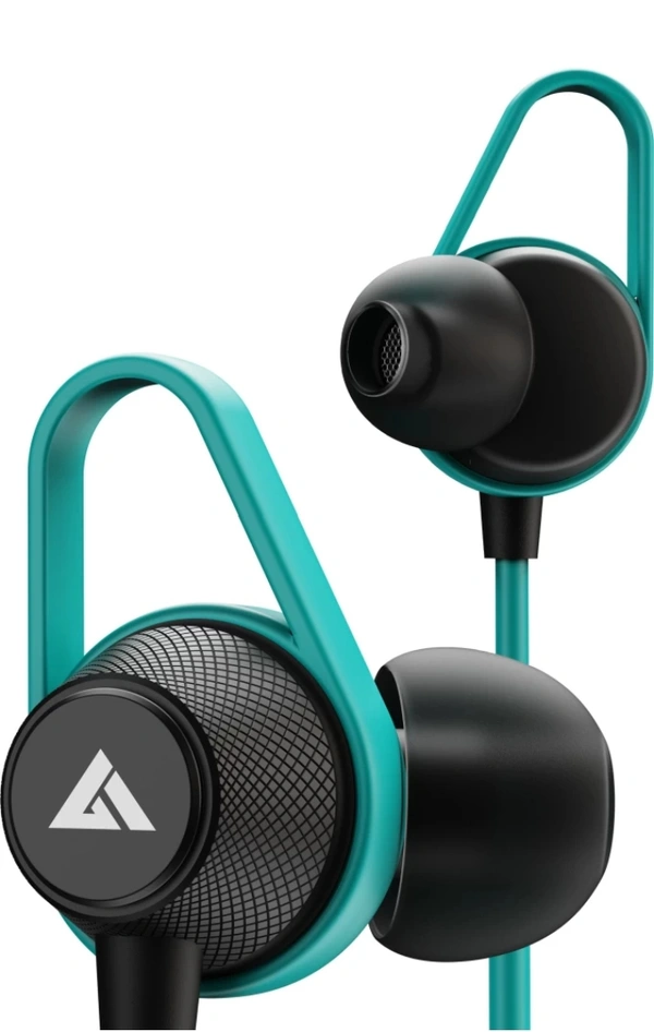 Boult Audio Loop2 with 10mm Drivers, BoomX Rich Bass, In-line Controls, Soft Silicon Snugfit Wired Headset