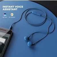 boAt Bassheads 104 Wired Headset (Blue, In the Ear)