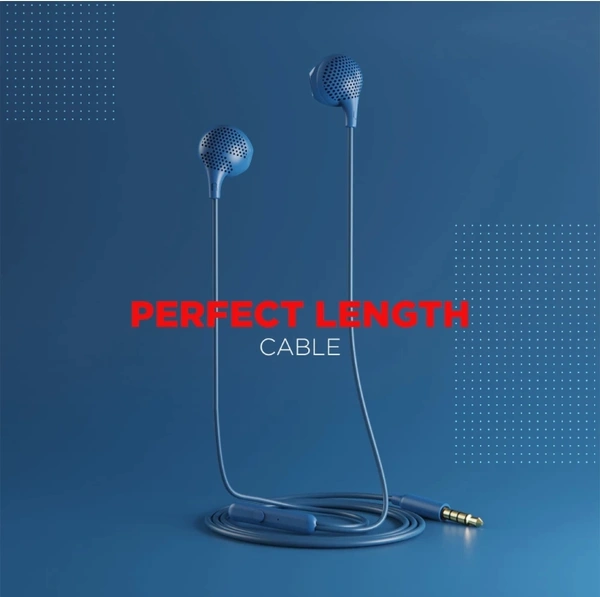 boAt Bassheads 104 Wired Headset (Blue, In the Ear)