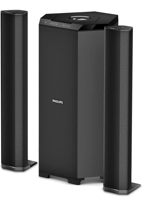 PHILIPS MMS8085B/94 Convertible 80 W Bluetooth Home Theatre (Black, 2.1 Channel)