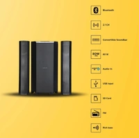 PHILIPS MMS8085B/94 Convertible 80 W Bluetooth Home Theatre (Black, 2.1 Channel)