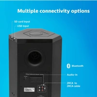 PHILIPS MMS8085B/94 Convertible 80 W Bluetooth Home Theatre (Black, 2.1 Channel)