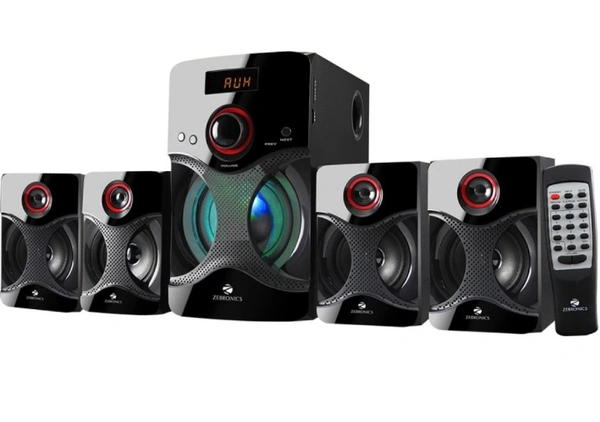 ZEBRONICS BT4440 RUCF 60 Watt Bluetooth Home Theatre (Black, 4.1 Channel)
