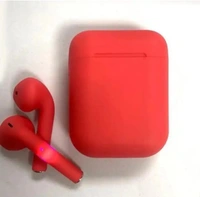 Fidato Red Bluetooth Ear Podswith Charging Case