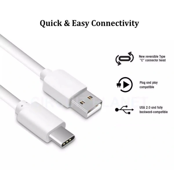 Type C 1 Meters Fast Charging Cable