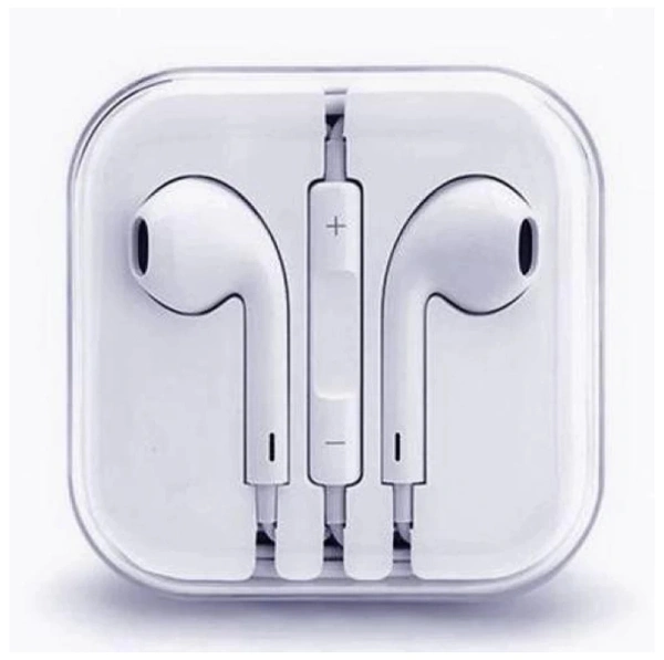 Superior Sound Quality Wired Headset (White, In the Ear)(3 Sets)