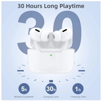Wireless Earbuds with High Bass and Triable, Mic Bluetooth Headset (White, True Wireless)