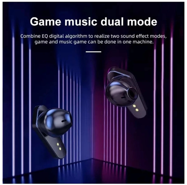 X15 Bluetooth Headset (Black, True Wireless)