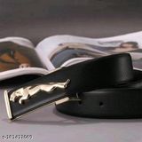 Kastner Men's Jaguar silver Brown Artificial Leather Belt.Name: Kastner Men's Jaguar silver Brown Artificial Leather Belt.Material: SyntheticPattern: Solid - Black, 32, Free Delivery