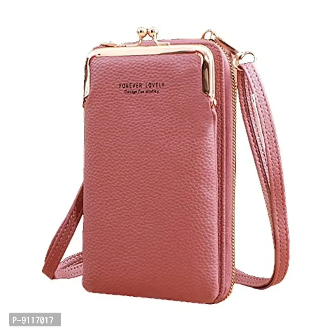 Lady Small Leather Crossbody Cell Phone Bag Wallet Pouch Purse Shoulder  Case US | eBay