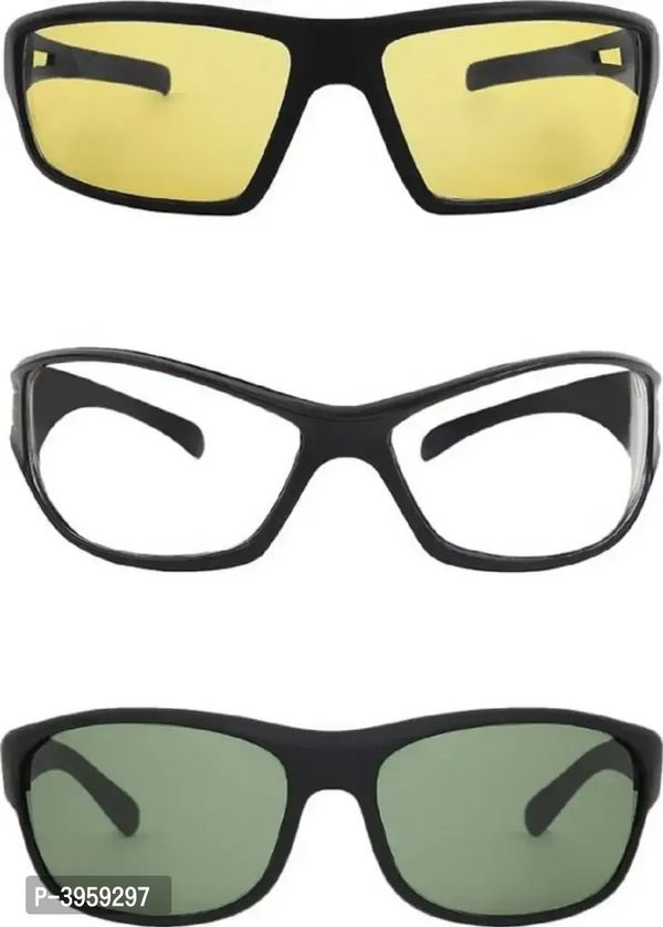 Buy Hrinkar Grey Sports Sunglasses for Men & Boys ( Pack of 2