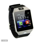 DZ09 Bluetooth Smartwatch Smartwatch  (Silver Strap, Free Size) - Silver, Free Delivery, Free Size
