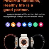 T800 Series 8 Ultra Smart Watch HD 1.99 Inch Display Smart Watch Bluetooth Calling Smart Watch with Wireless Charging, Sports Mode, Health Mode SpO2  Sleep Monitoring - Free Delivery