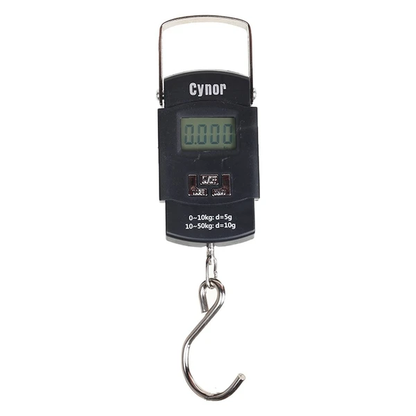 FAIRBIZPS Electronic 50Kgs Digital Luggage Weighing Scale, Digital Hanging Weighing Machine with Stainless Steel Hook, Small And Light Weight Easy To Carry.