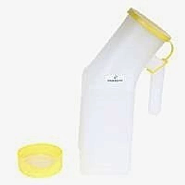 FAIRBIZPS Urinal Pot Portable And Safe Plastic Urine Pot With Cap Urine Bottle for for Urination (1000ml) Pack of 1