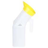 FAIRBIZPS Urinal Pot Portable And Safe Plastic Urine Pot With Cap Urine Bottle for for Urination (1000ml) Pack of 1