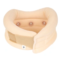 FAIRBIZPS Plain Soft Cervical Collar, For Neck Support, Relieves From Neck Pain, Excessive strain on the neck muscles - Medium (Beige)