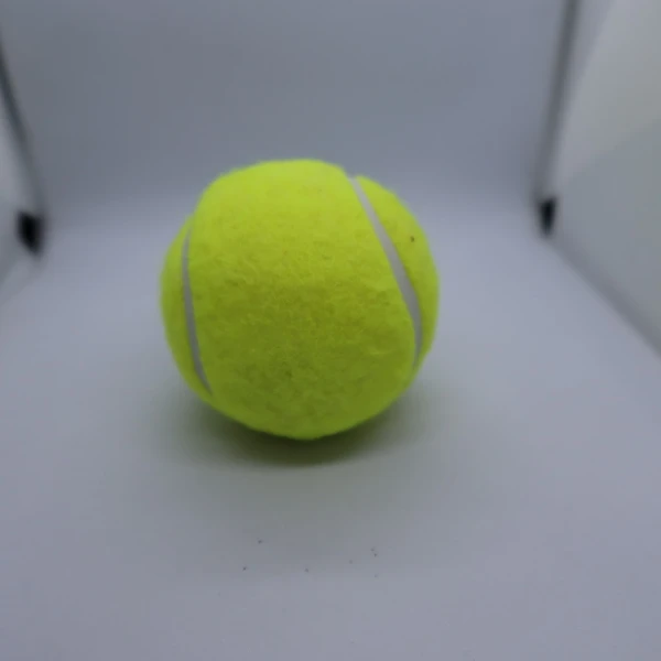 Rubber Cricket Tennis Ball - Standard, Yellow