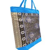 Tote Bag for Women with Zip, Stylish Cotton Handbags, Cotton Tote Bags, Cotton Handle for Shopping, Traveling & Daily Use, Suitable for Men & Women - Regular, Multicolor