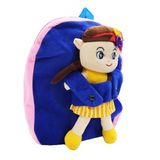 Kids Soft Cartoon Girl Travelling School Bag Soft Plush Backpacks Boys Girls Baby for 2 to 5 Years Baby/Boys/Girls Nursery, Preschool, Picnic - Regular