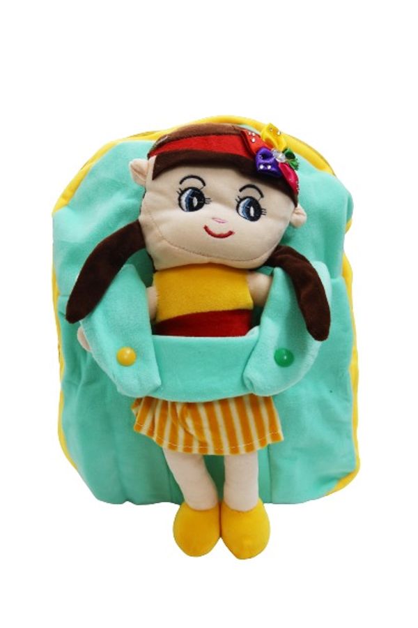 Kids Soft Cartoon Girl Travelling Bag Soft Plush Backpacks Boys Girls Baby for 2 to 5 Years Baby/Boys/Girls Nursery, Preschool, Picnic - Regular