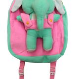 Soft Cartoon Animal Velvet Plush School Backpack Bag For 2 To 5 Years Boys/Girls - Nursery, Preschool, Picnic - Regular, Multicolor