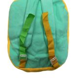 Soft Cartoon Animal Velvet yellow and green color Plush School Backpack Bag For 2 To 5 Years Boys/Girls - Nursery, Preschool, Picnic - Regular, Multicolor