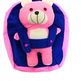 Kids Soft  Cartoon Blue and pink colour Travelling School Bag Soft Plush Backpacks Boys Girls Baby for 2 to 5 Years Baby/Boys/Girls Nursery, Preschool, Picnic - Regular, Multicolour