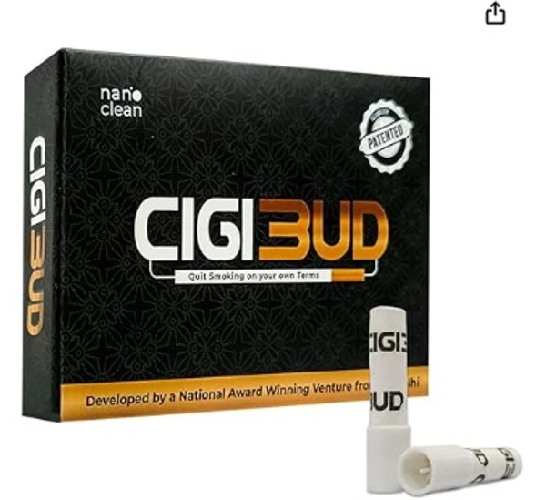 Cigibud filters |Nanoclean anti smoking filters|stoptar smoking filters|filters to quit smoking|filters for smoking|smoking filters|safety filters for smoking|regular smoking filters|tar reduction filters|smoking filters for daily use|multi-filtering helps to reduce tar and smoke and also helps to quit smoking - White Color (Pack of 30 Pieces) - ‎ 1 x 1 x 4.1 cm, White