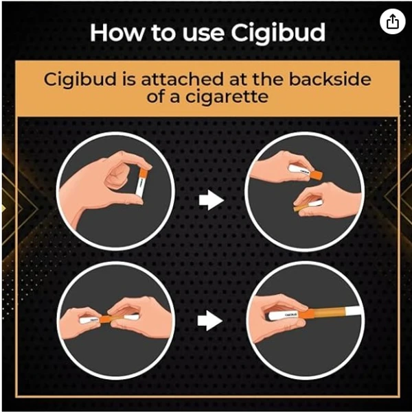 Cigibud filters |Nanoclean anti smoking filters|stoptar smoking filters|filters to quit smoking|filters for smoking|smoking filters|safety filters for smoking|regular smoking filters|tar reduction filters|smoking filters for daily use|multi-filtering helps to reduce tar and smoke and also helps to quit smoking - White Color (Pack of 30 Pieces) - ‎ 1 x 1 x 4.1 cm, White