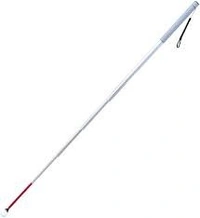 FAIRBIZPS  Height Adjustment Walking Stick Blind Stick Aluminium Long  Cane for Unisex - 127 CM