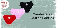 FAIRO STORE Women's Cotton Panties Comfortable Solid Panties Multicolor Panties (Pack of 3) (L 90cm) - L (90cm)