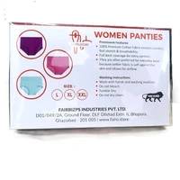 FAIRO STORE Women's Cotton Panties Comfortable Solid Panties Multicolor Panties (Pack of 3) - (L) 90cm