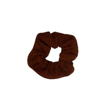 PALAK SAXENA Palak Saxena Hair Scrunchies Ties Pack of 3 for Women and Girls, Black, Brown, Mustard