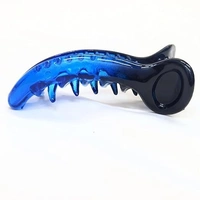 PALAK SAXENA Palak Saxena Medium Banana Hair Clips/Clutchers Size 8 CM/ 3 Inchesh For Women & Girls Colorfull (Pack of 3) - 7.6 x 7.6 x 6.9 Centimeters