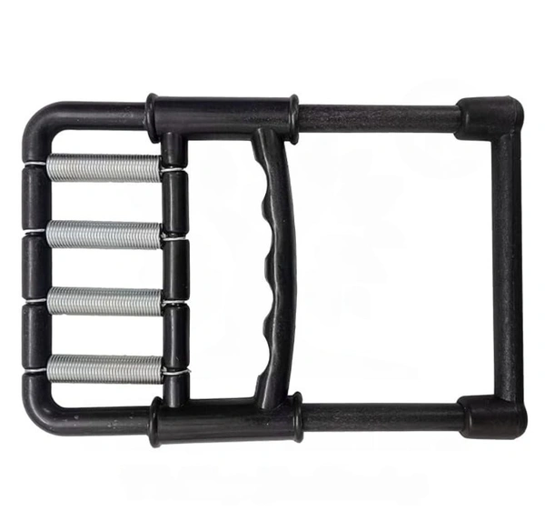 FAIRBIZPS Finger & Hand Grip Exerciser for Physiotherapy | Quality Plastic Fitness Gripper for Strength Training - Black