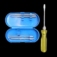 FAIRBIZPS  5-in-1 Magnetic Screwdriver Set with Tester – Slotted, Phillips & Poker Tips | Durable Steel Blades with Non-Slip Grip Handle | Multipurpose Toolkit for Home & Office Use