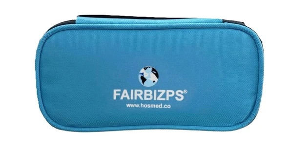 FAIRBZPS Insulin Cooling Travel Pouch for Diabetics with Two Ice Gel Packs - Sky Blue | Ice Pack for Insulin | Insulin Cooler Bag for Travel | Keep Insulin Safe and Cool for 6 to 8 Hours