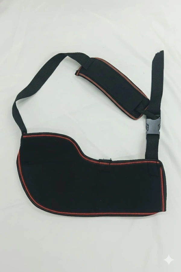 FAIRBIZPS Pediatric Arm Sling for Kids – Adjustable, Lightweight Support for Arm, Wrist, and Elbow Injuries with Soft Shoulder Strap for All-Day Comfort - Black