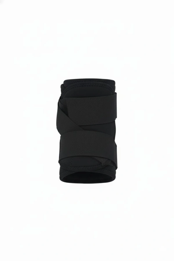 FAIRBIZPS Premium Adjustable Wristband – Breathable, Sweat-Absorbing Fitness Band for Workouts, Running, Sports, and Daily Comfort Support - Black