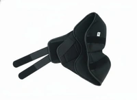 FAIRBIZPS Adjustable Supportive Hernia Belt for Men | Double-Sided Inguinal Pain Relief Strap - Large, Black