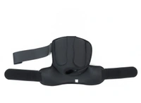 FAIRBIZPS Adjustable Ankle Support Brace, Compression Wrap with Straps - Black