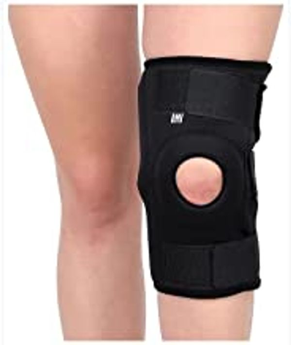 FAIRBIZPS Adjustable Knee Brace Wrap Arounds Knee Brace Knee Support for Knee Joint Recovery or Injury Prevention Unisex Medium size (Pack of 1) (Medium)