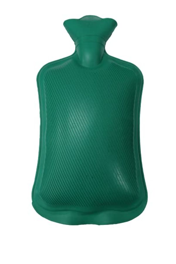 FAIRBIZPS Hot Water Bag for Pain Relief Large Capacity Manual Hot Water Bag for Back Pain, Period Pain, Neck and Shoulders Pain (Green)
